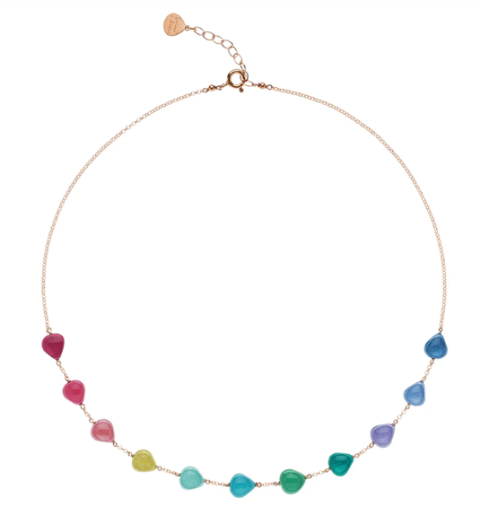 Necklace Rosso Prezioso Woman SEMINO D AMORE COLOURS in Silver GC 00483SE - GC 00483SE